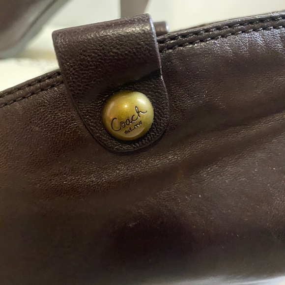 COACH Authentic Leather Ankle Boots - Picture 6 of 9